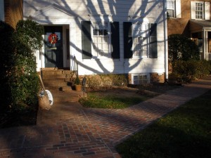 Brick Pavers Re-installed after Sewer Line Replaced